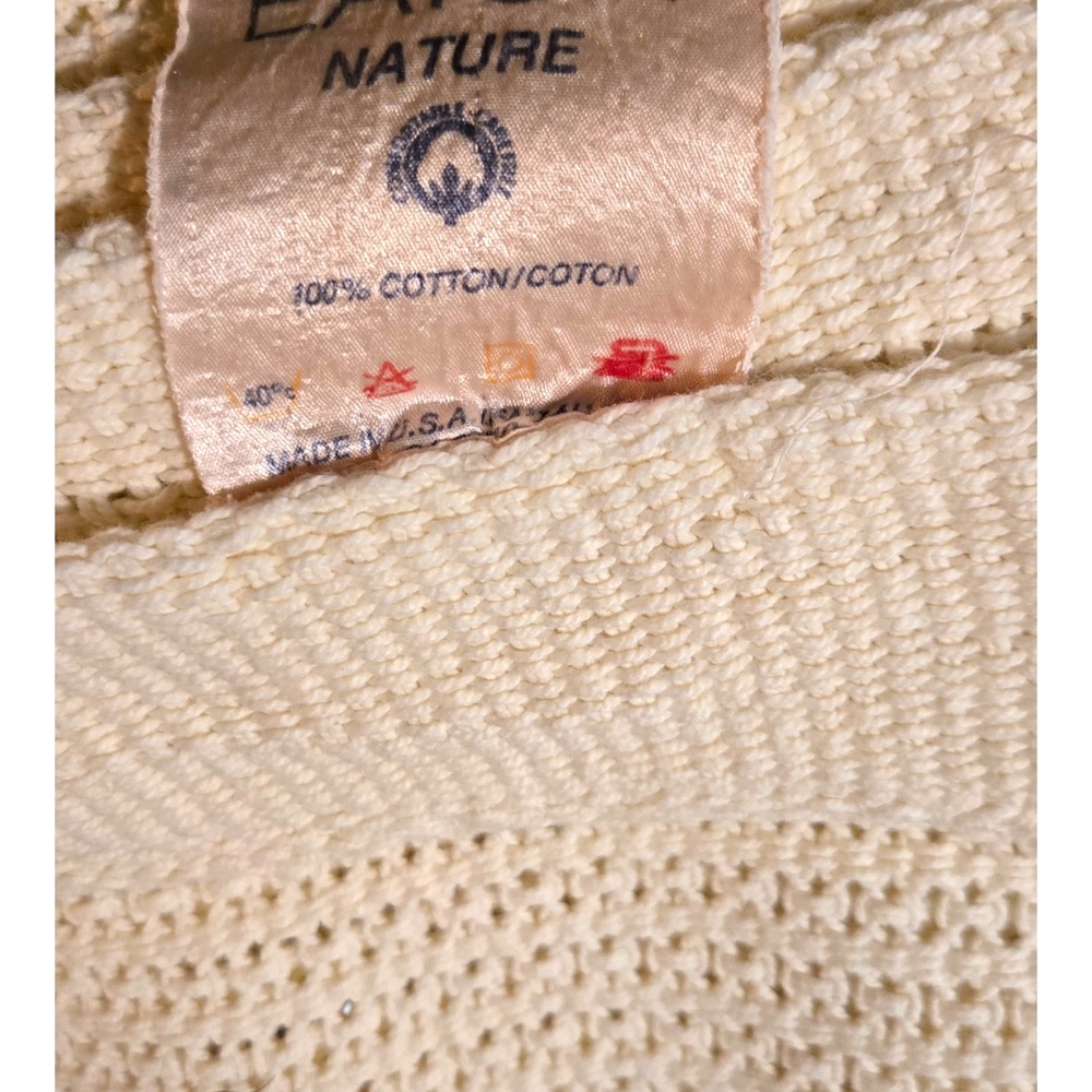 Eaton Vintage Waffle Knit Blanket - Picture 2 of 7